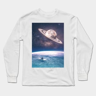 Summer & Moon Rings Long Sleeve T-Shirt